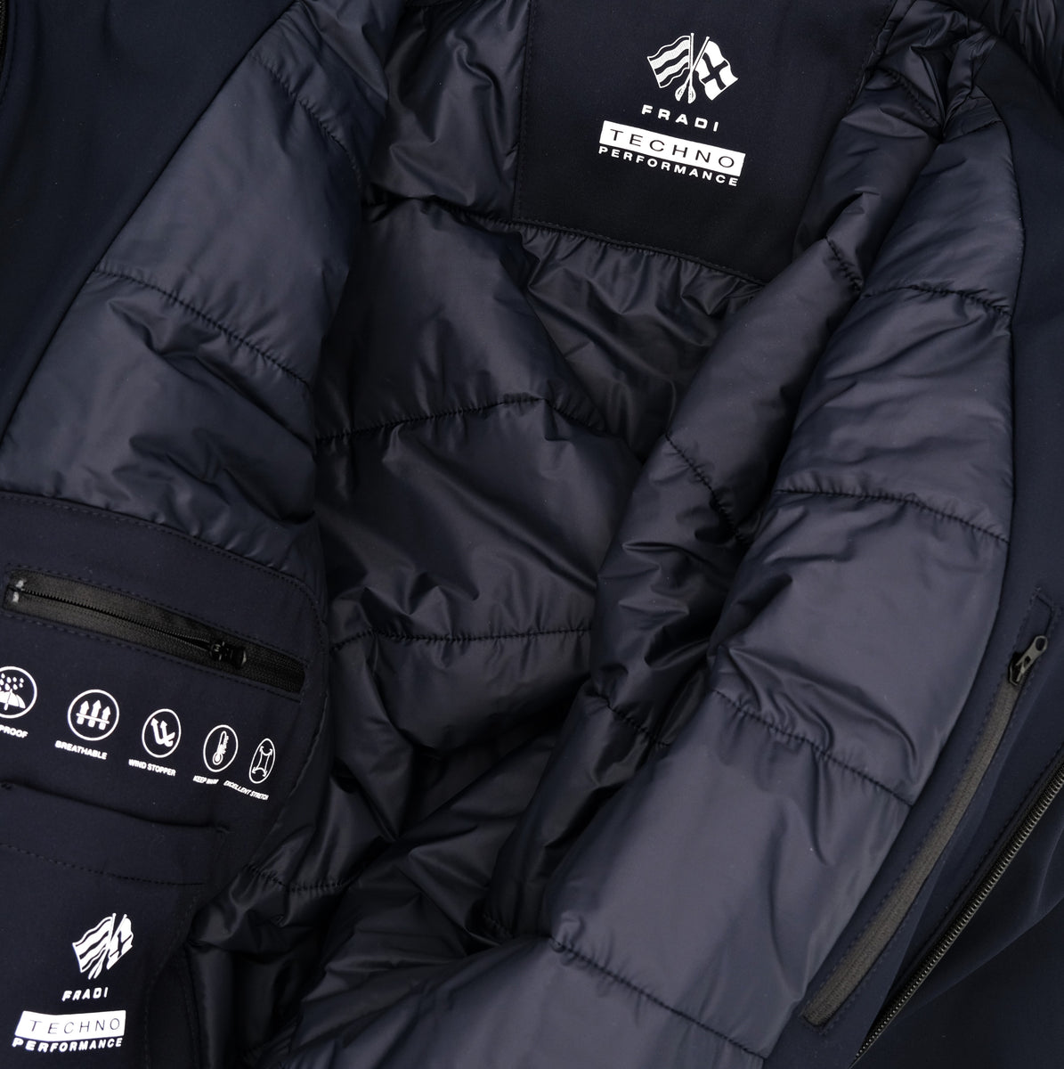 Veste Imperméable FRADI Neuve - Taille M (50 US) - Bleu Foncé - Homme