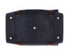 Petrol blue leather trravelbag THE JACK LEATHERS