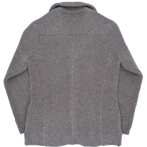 Chestnut knitted jacket MAURIZIO  BALDASSARI