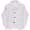 Light grey knitted jacket MAURIZIO BALDASSARI