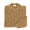 Hazelnut round neck sweater GRAN SASSO for Sartorial Corner