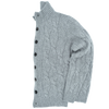 Grey buttoned cardigan MAURO OTTAVIANI