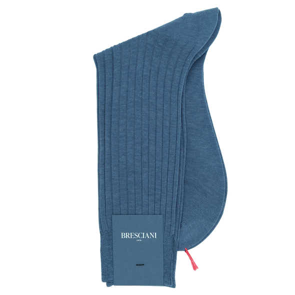 Blue jean mid-calf socks BRESCIANI