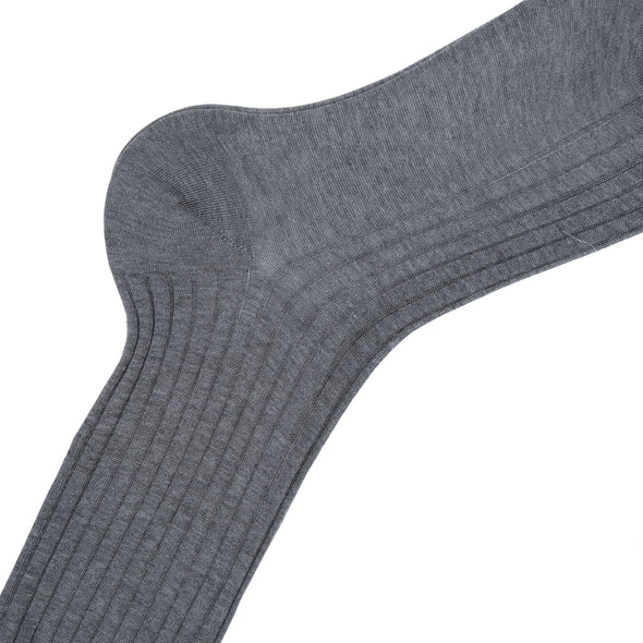 Medium grey mid-calf socks BRESCIANI