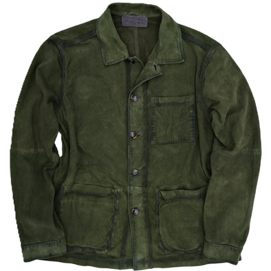 Burned green sport jacket THE JACK LEATHERS