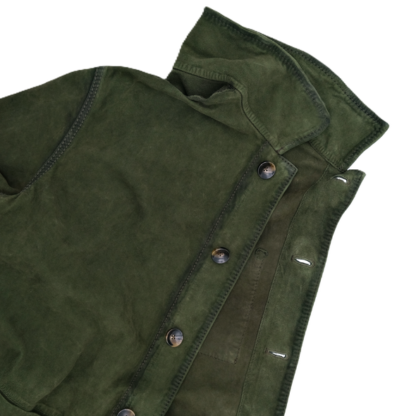 Burned green sport jacket THE JACK LEATHERS