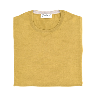 Curry t-shirt GRAN SASSO for Sartorial Corner