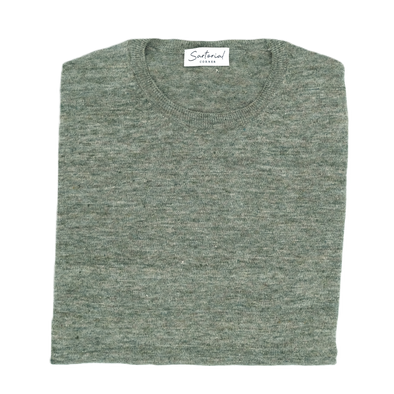 Mottled green t-shirt GRAN SASSO for Sartorial Corner