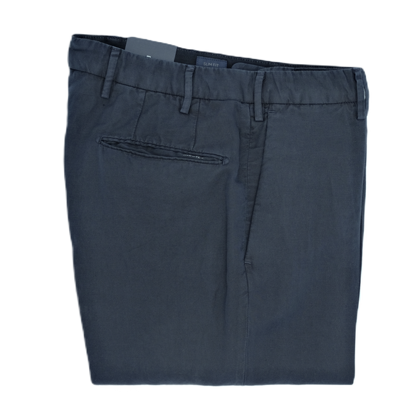 Navy blue chino INCOTEX 91898/821