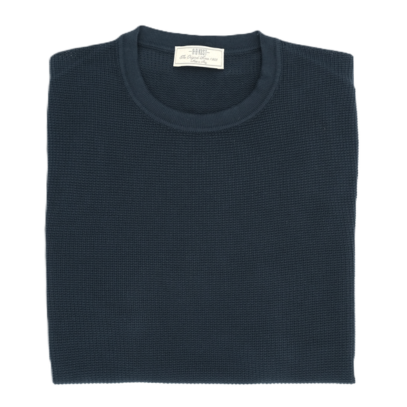 "Embossed patterns" navy blue t-shirt AB KOST