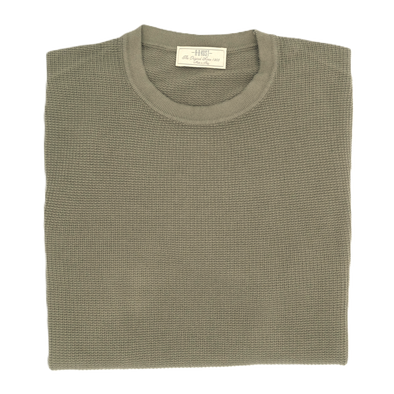 "Embossed patterns" kaki t-shirt AB KOST