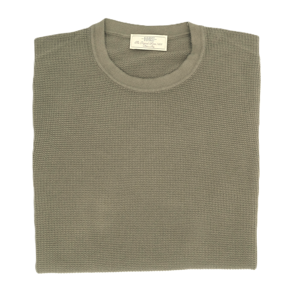 "Embossed patterns" kaki t-shirt AB KOST