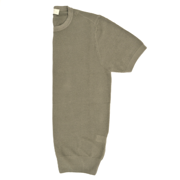 "Embossed patterns" kaki t-shirt AB KOST