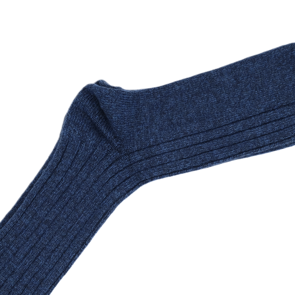 Mottled electric blue knee-high socks SOZZI MILANO