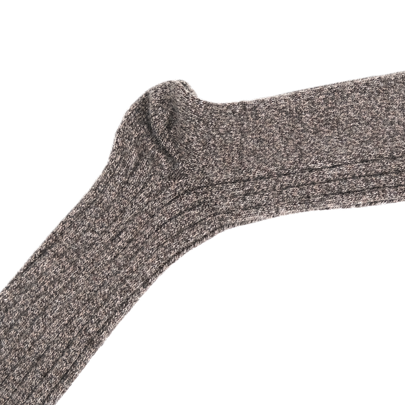 Mottled brown mid-calf socks SOZZI MILANO