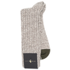 Mottled light brown mid-calf socks SOZZI MILANO
