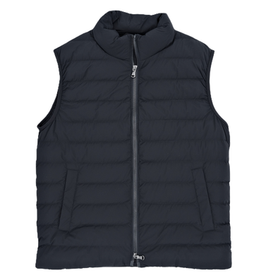 Dark blue "easy packable" bodywarmer FRADI