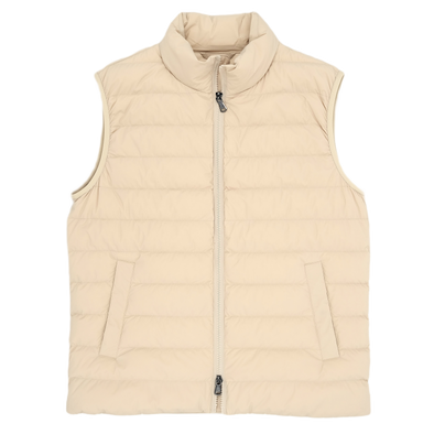 Cream "easy packable" bodywarmer FRADI