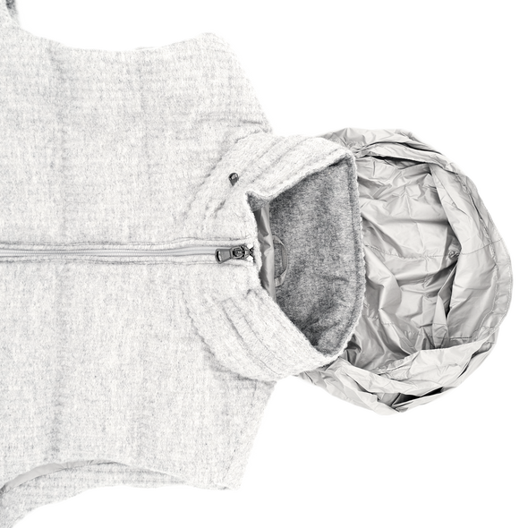 Light grey bodywarmer FRADI