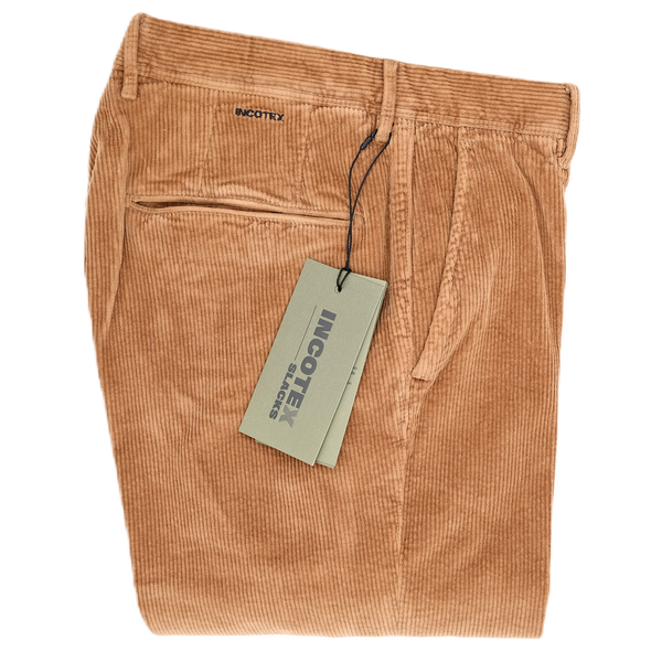 Camel "corduroy" chino INCOTEX 4687A/632