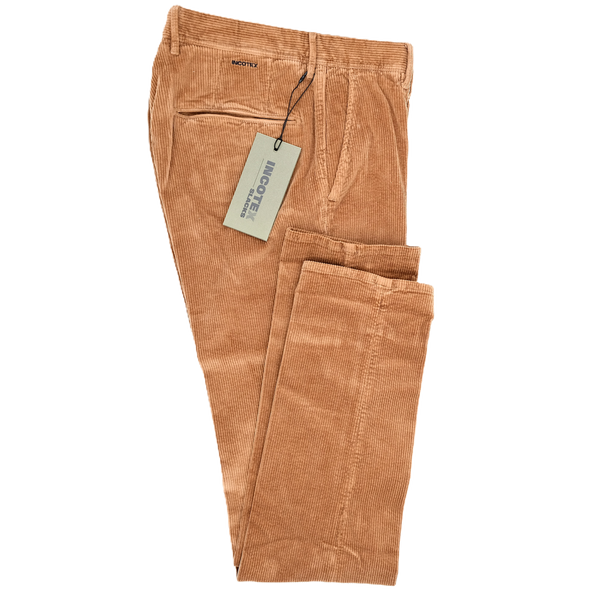 Camel "corduroy" chino INCOTEX 4687A/632