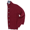 Burgundy "twists" cardigan AB KOST