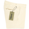 Off white "moleskin" chino INCOTEX 40686/033