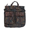 Leather and camo polyamide "Classic" crossbody bag CAMPOMAGGI
