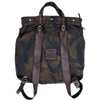 Leather and camo polyamide "Classic" crossbody bag CAMPOMAGGI