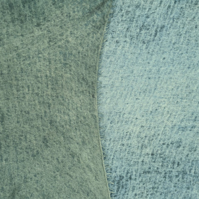 Pale green and turquoise scarf CLAUDIO CUTULI