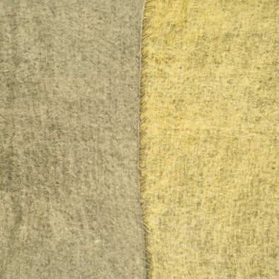 Kaki and curry scarf CLAUDIO CUTULI