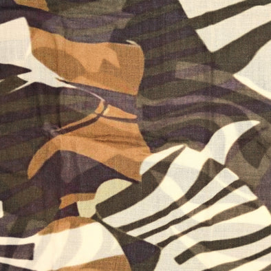 Savannah patterns "PATCHOULI collection" scarf CLAUDIO CUTULI