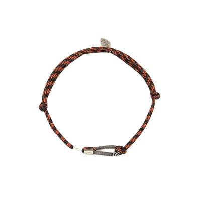 Cord Bracelet SING A SONG just me / brown and orange