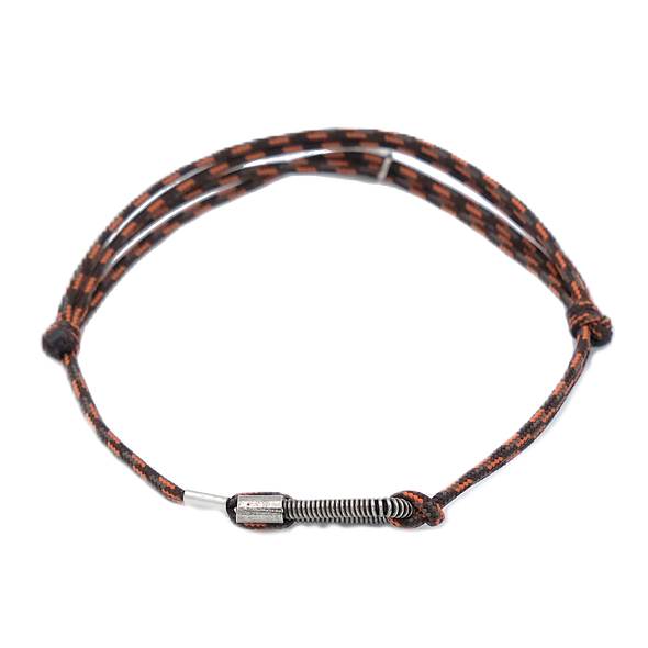 Cord Bracelet SING A SONG just me / brown and orange