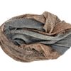 Brown and dark grey scarf CLAUDIO CUTULI