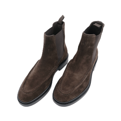Brown suede "clint" chelsea boots CALO