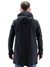 Dark blue "Hooded storm" raincoat DUNO