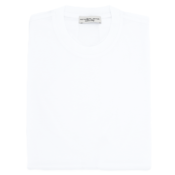 White "scottish thread" casual t-shirt PIETRA SALATA