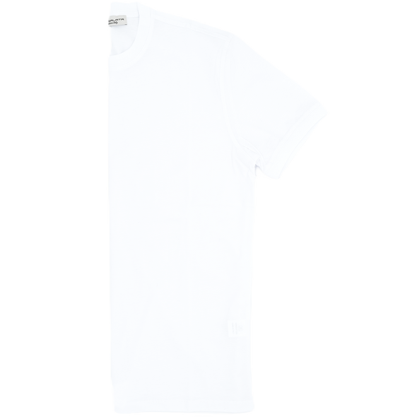 White "scottish thread" casual t-shirt PIETRA SALATA