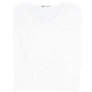 White flamme "Milo" casual t-shirt ANONYM