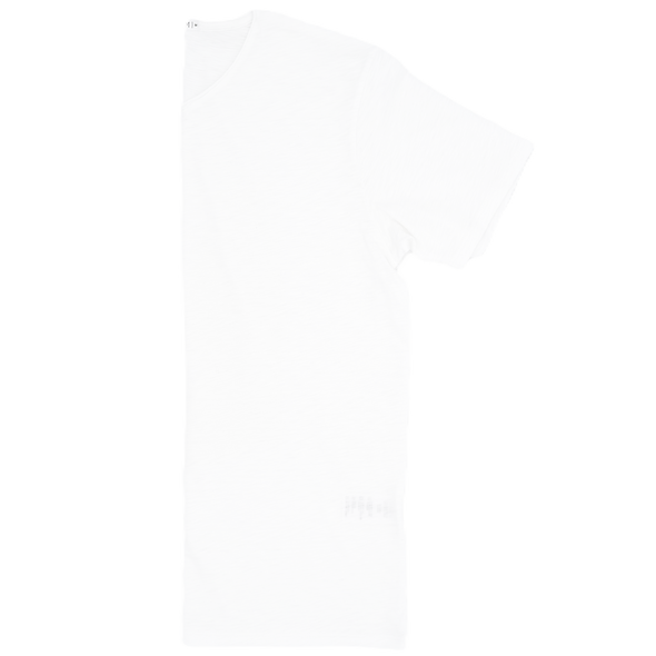 White flamme "Milo" casual t-shirt ANONYM