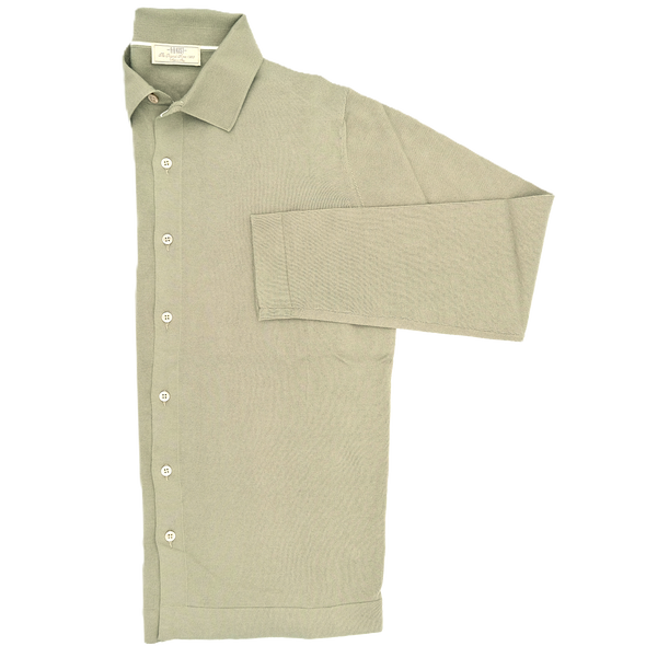 Light khaki polo shirt AB KOST