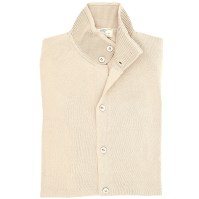 Sand "soft officer collar" cardigan AB KOST