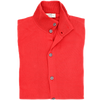 Bright orange "soft officer collar" cardigan AB KOST