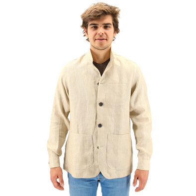 Cream "Overshirt" sport jacket EMANUEL BERG