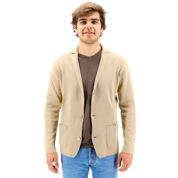 Beige knitted Jacket AB KOST