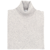 Light grey turtle neck sweater UMBERTO VALLATI