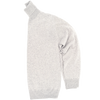 Light grey turtle neck sweater UMBERTO VALLATI