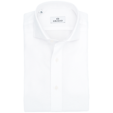 White classic shirt GRIGIO