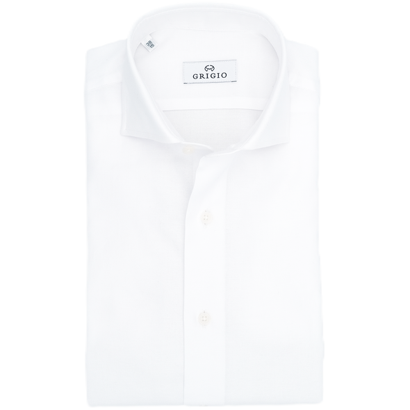 White classic shirt GRIGIO